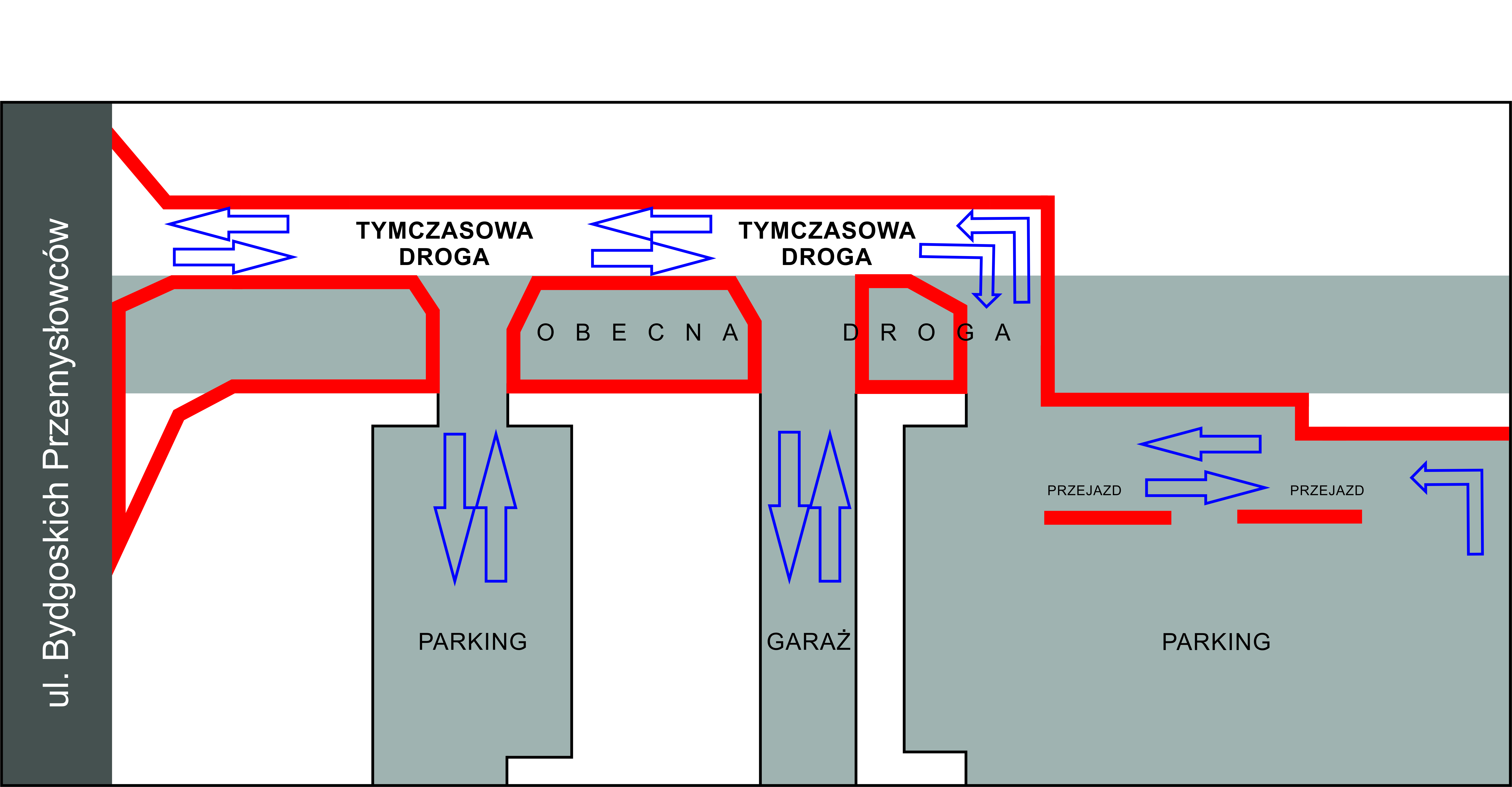 Zmiany w organizacji ruchu wokół biurowca IDEA