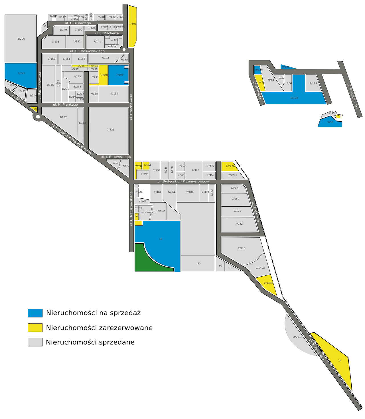 Mapa terenów inwestycyjnych