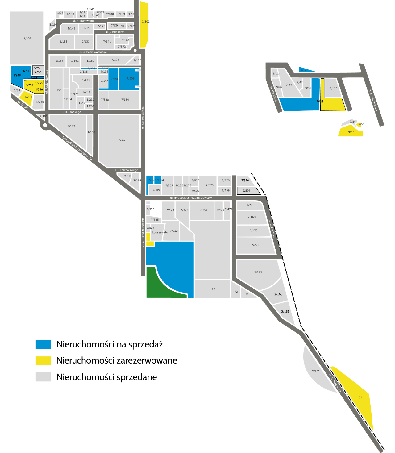 Mapa terenów inwestycyjnych